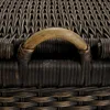Lift-Off Lid Wicker Storage Basket, Medium, 20 in L x 15 in W x 14 in H 4