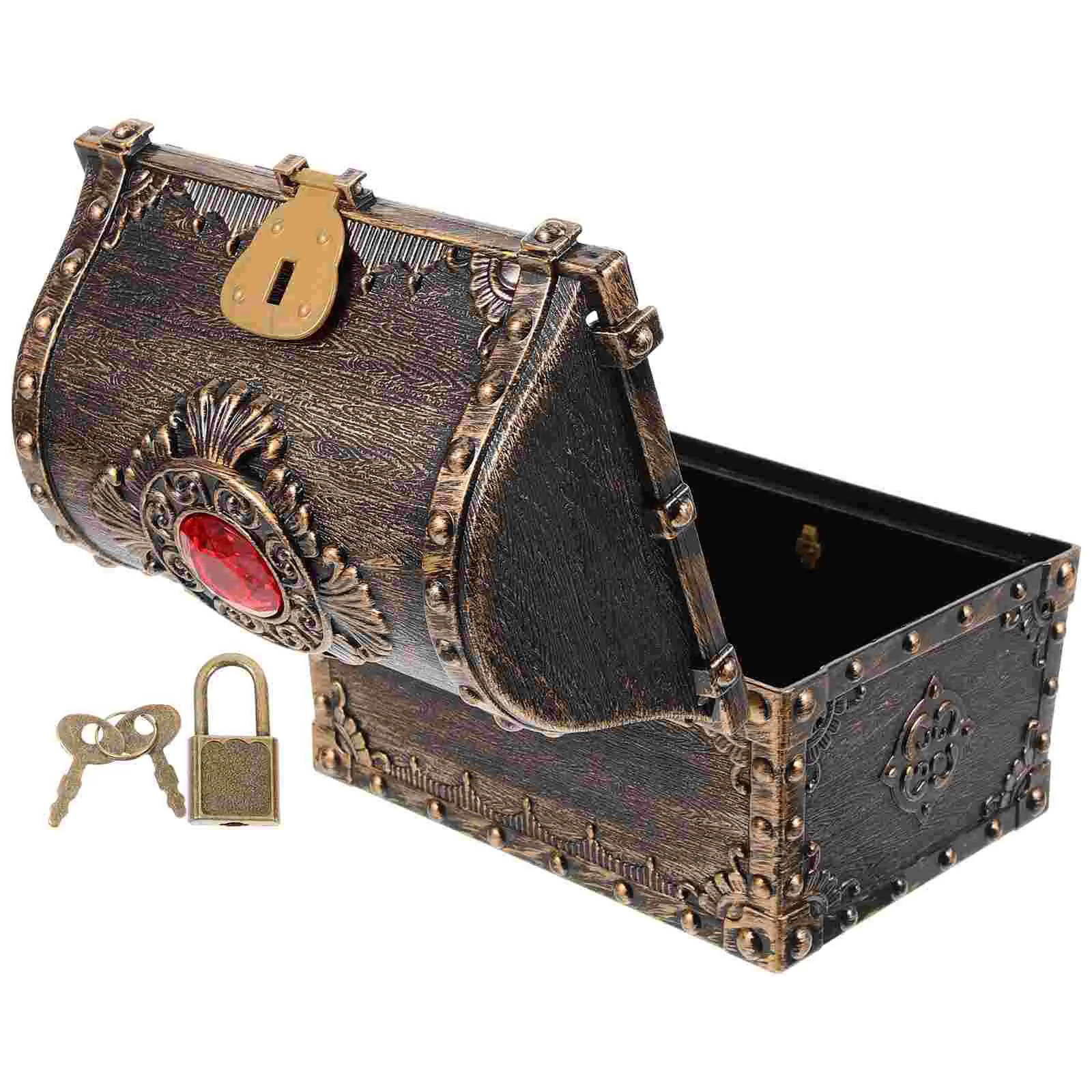 

Small Treasure Box Pirate Chest Vintage Treasure Box Small Treasure Chest with Lock and Key