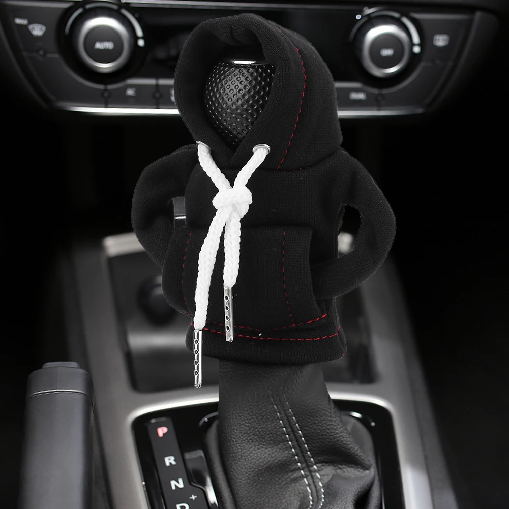 Schalthebel Hoodie für Auto Schalthebel Auto Interieur Zubehör weiche und  verstellbare Schaltknauf Abdeckung Autozubehör für Frauen - AliExpress