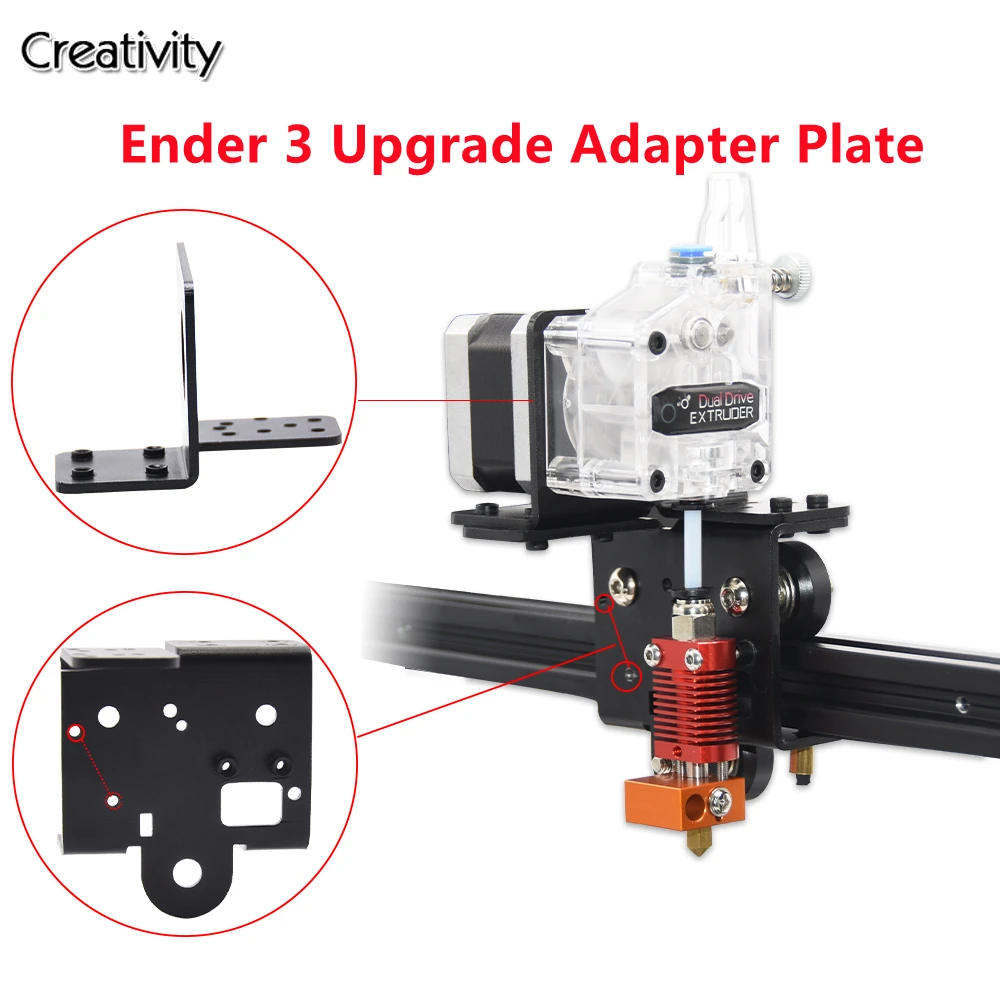 Acheter Adaptateur d'extrudeuse directe pour imprimante 3D, plaque