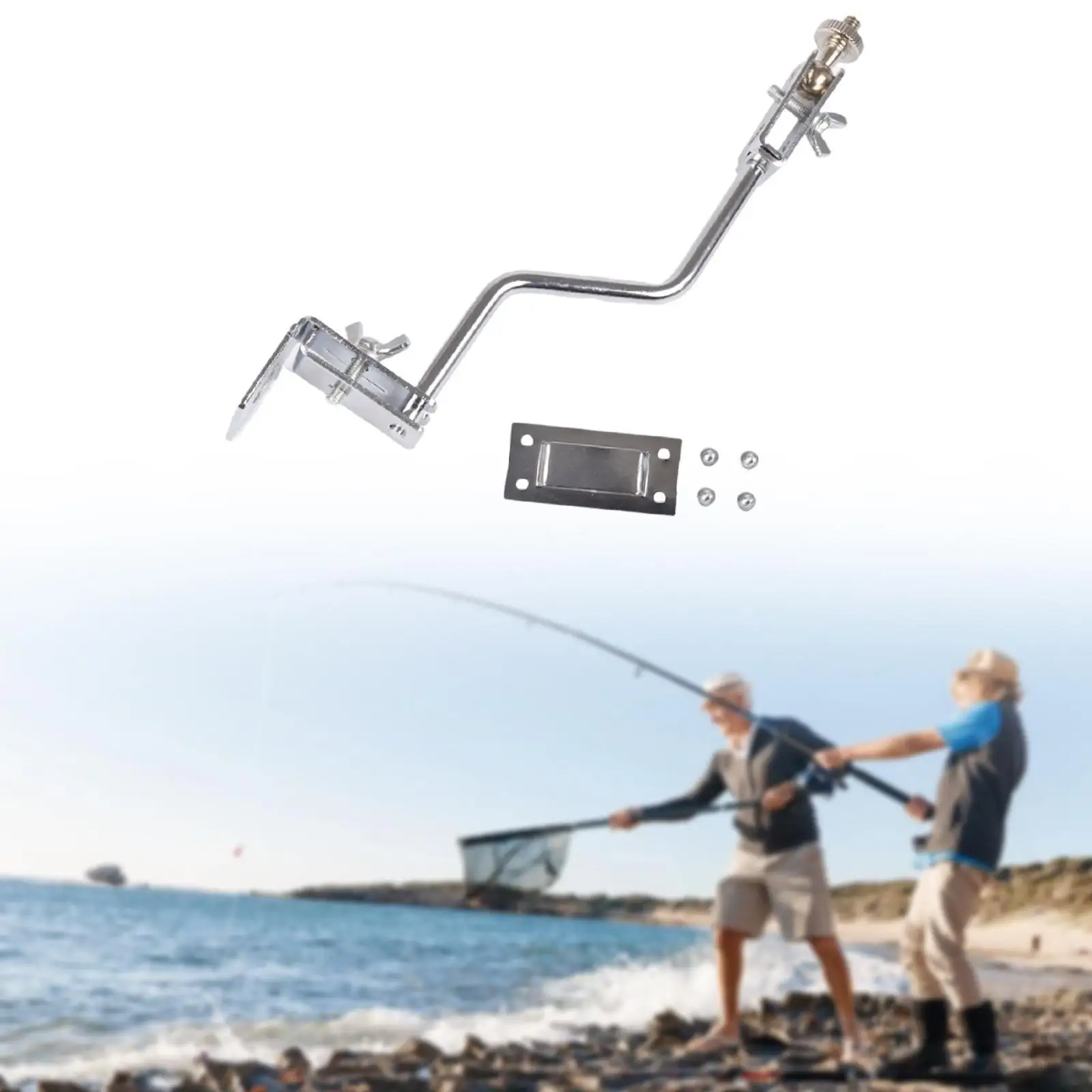 Night Fishing Light Bracket Wear Resistant Convenient Sturdy High Strength Fishing Box Lamp Holder Parts Accessories for Outdoor