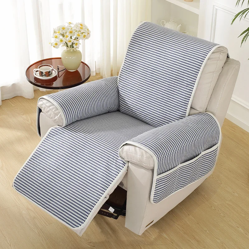 Quilted Anti-wear Sofa Cover Mat for Dogs Pet Kids Anti-Slip Recliner Sofa Slipcover Armchair Furniture Protector Cover Washable 2