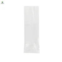 100pcs 5x15cm Glossy Clear Plastic Bag Eco-friendly Smell Proof Waterproof Flat Bottom Heat Seal Vacuum Pouches with Tear Notch 1