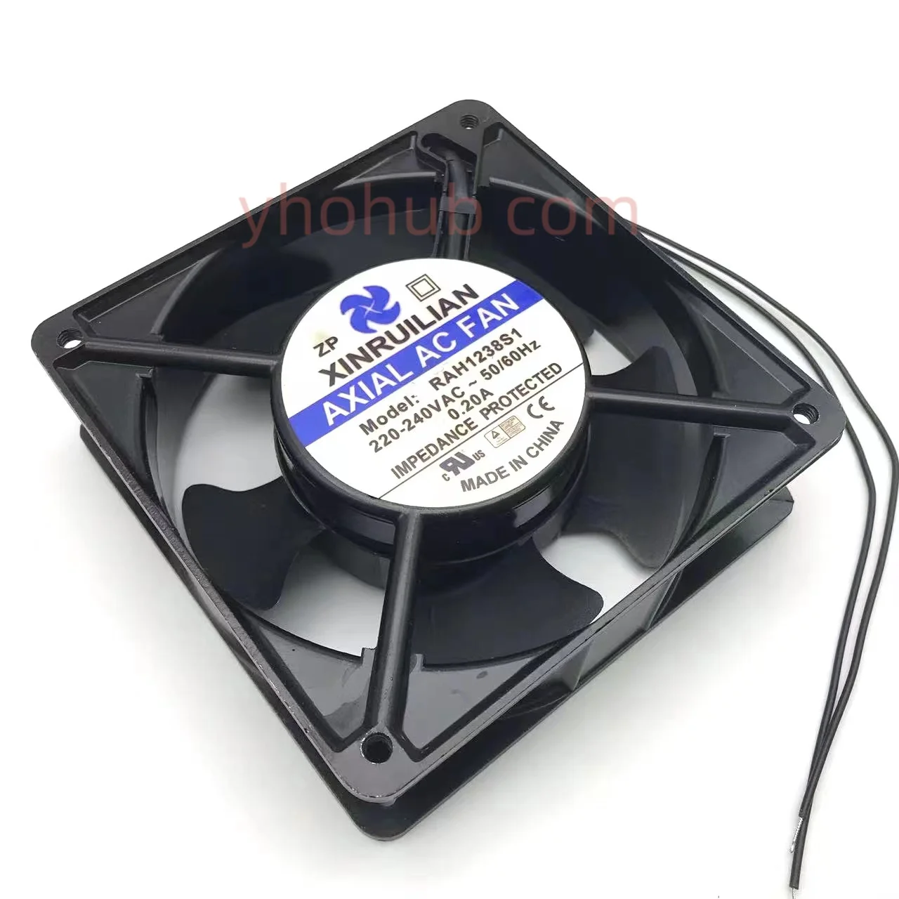 XINRUILIANRAH1238S1AC220V020A120x120x38mm2WireServerCooling