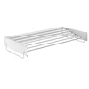 Indoor Folding Clothes Hanger Wall Hanging Invisible Drying Rack  Balcony Clothesline Pole Hanger Towel Rack 5
