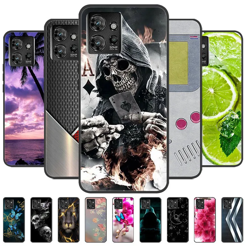 Shockproof Silicone Bumper Back Cover - Soft TPU Protective Phone Case, 6.6