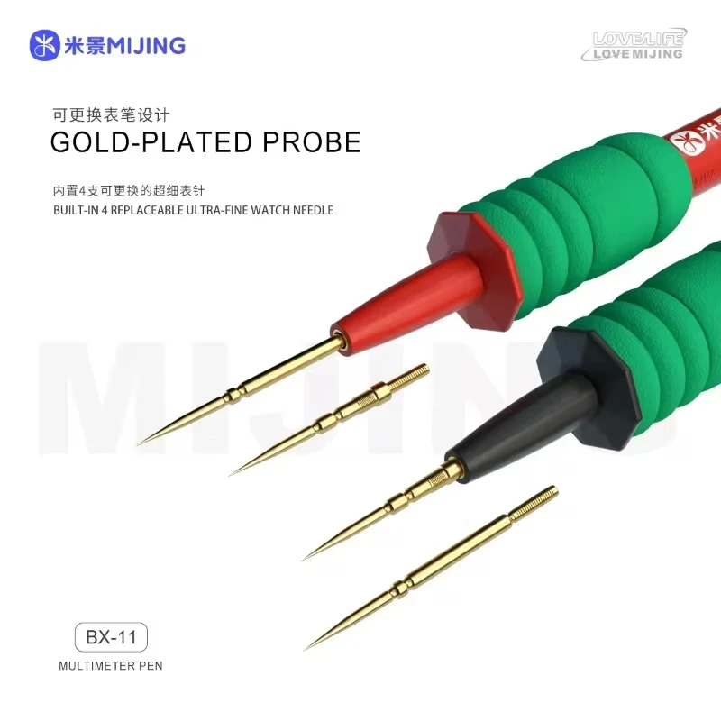 Mijing BX-11 Universal-Multimeterstift Hochpräziser, ultra-scharfer digitaler Messgerätezeiger, Universal-Spannungserkennungswerkzeug, Strom- und Spannungserkennungsmultimeter, Universal-Stiftwerkzeug