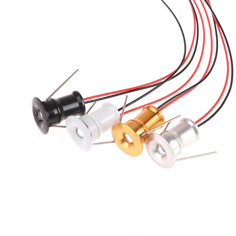 Mini LED Spotlight 12V Dimmable 15mm Cutout Recessed Downlight Ceiling Lamp Showcase Display Lighting Small Spot Light