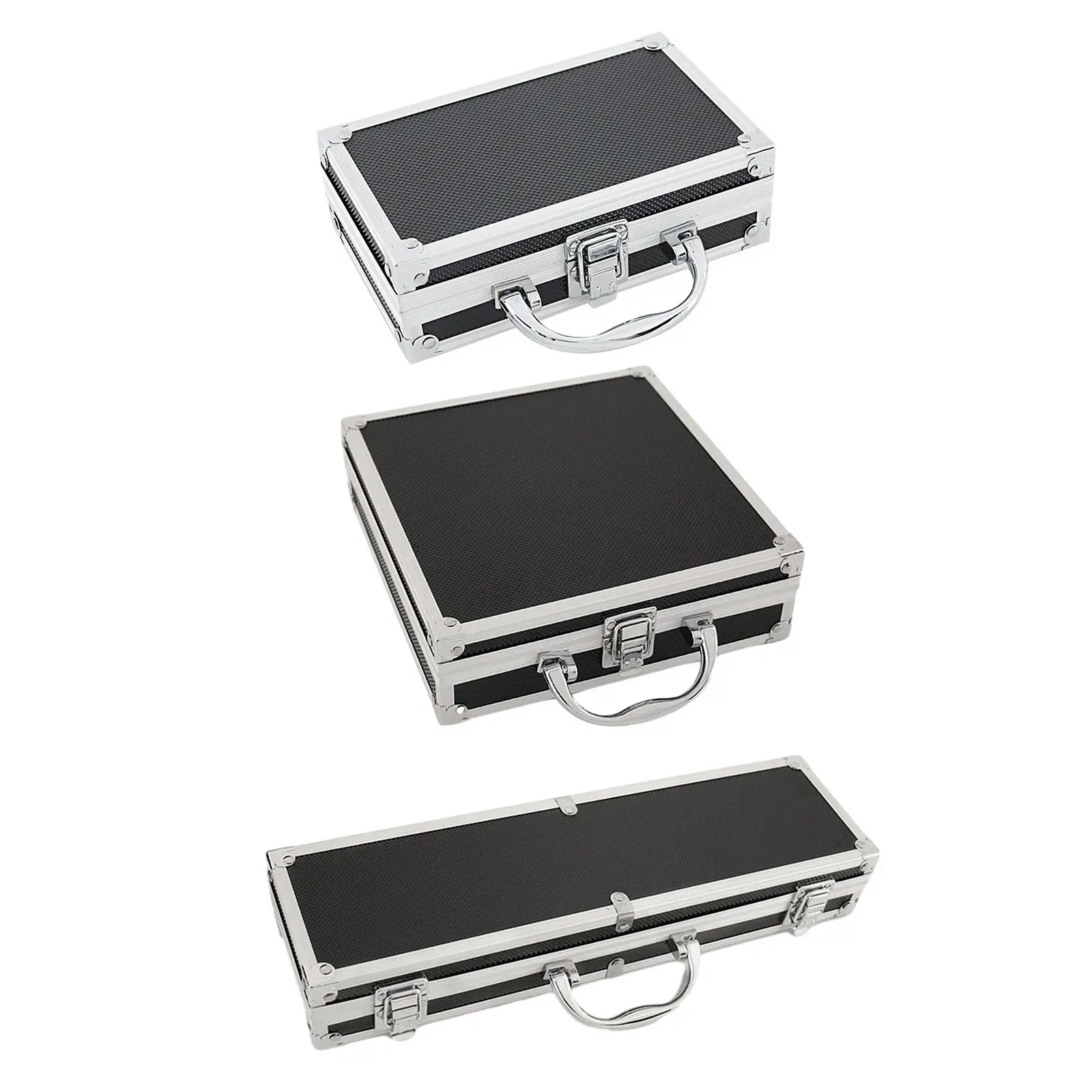 Mic Bag EVA Foam Interior Hard Shell Shockproof Multi Compartment Instrument Box Microphone Carrying Case Mic Gear Storage Box