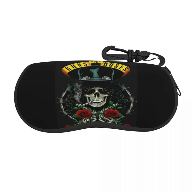 

Guns N Rose Logo Steampunk Music Print Shell Eyeglasses Protector Cases Cool Sunglass Case Glasses Pouch