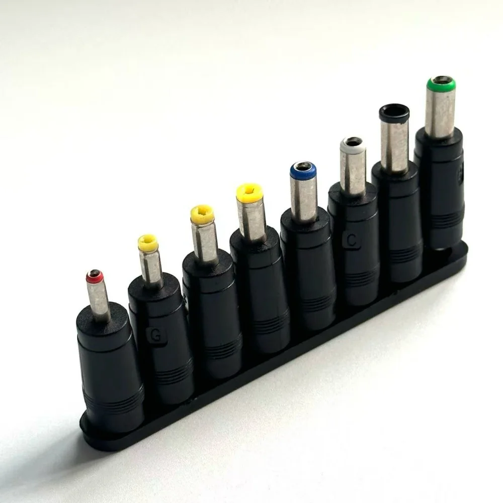 Universal DC to USB Converter Cable with 8 Interchangeable Connectors