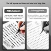 M&g 1.0mm/0.7MM Thick Gel Pen  Black Retractable Bullet Signature Pen Large Capacity K35 Signature Pen for Business Office 5