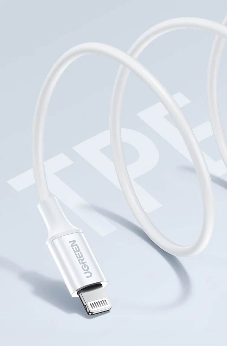 UGREEN MFi 20W PD USB C to Lightning Cable for iPhone 14 13 12 Pro Max Fast Charging for iPad Phone Type C Cable