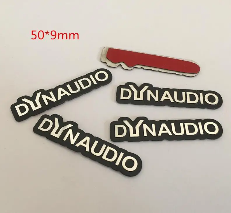 2pcs 5pcs 10pcs DYNAUDIO 자동차 하이파이 스피커 오디오 스피커 배지 스테레오 엠블럼 스티커 자동차 스타일링 액세서리