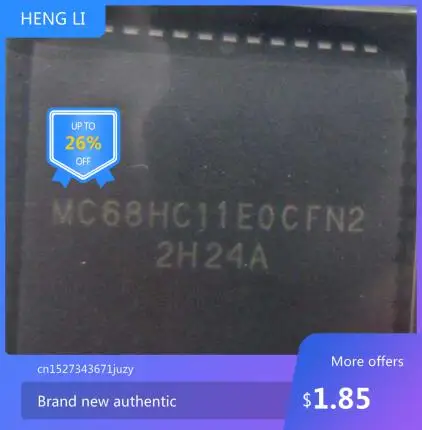 IC nový 100%   MC68HC11E0CFN2