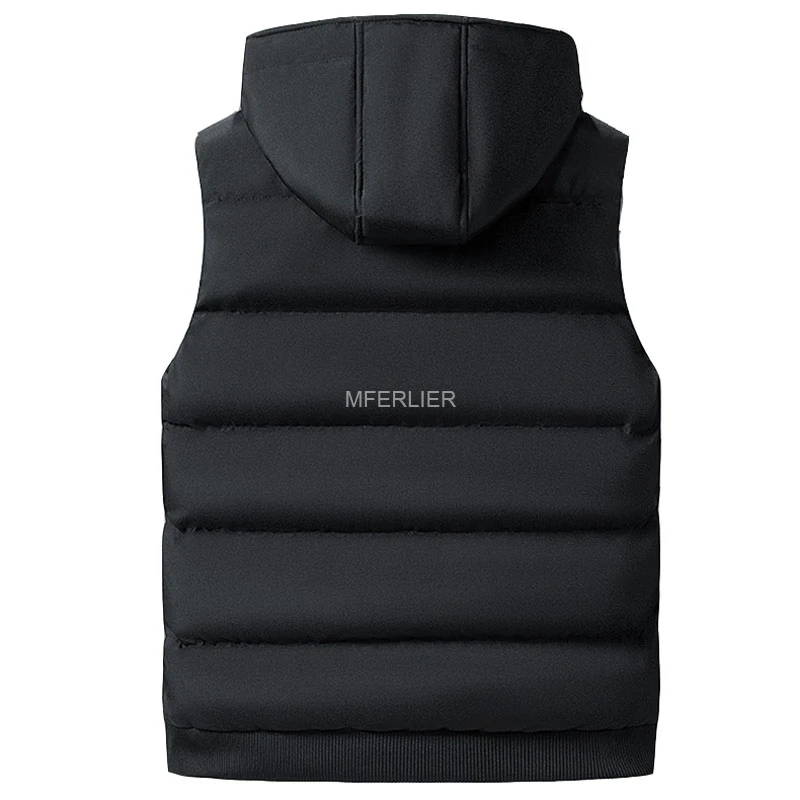 Autumn WInter 10XL 150kg Large Size Men Vest 9XL 8XL Bust 150cm Loose Fleece Vests 6