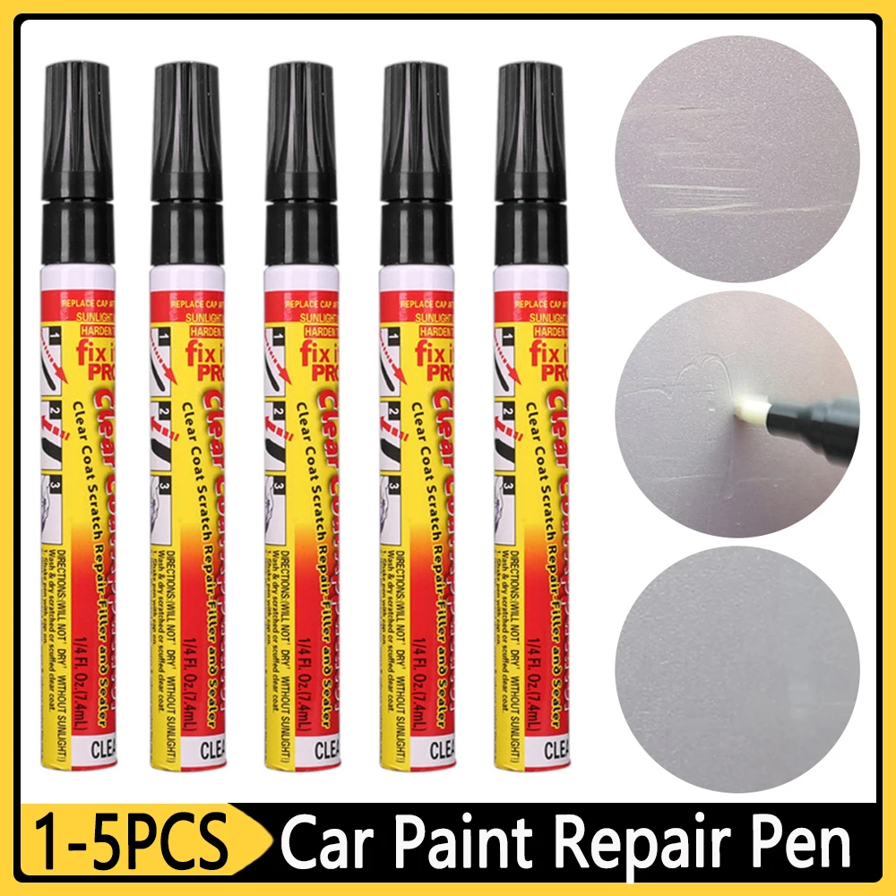 Car Scratch Remover Pen Car Paint Pen 1-5PCS Fix It Pro Painting Pen Clear Car Scratch Repair Remover Pen Universal Coat Applicator Auto Paint Paint Care