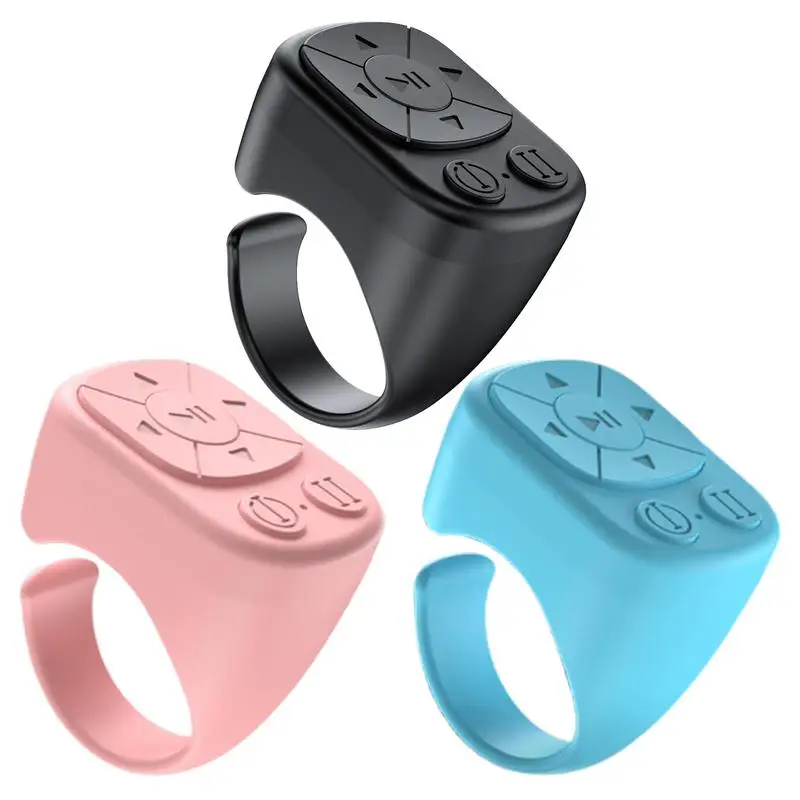 Portable Wireless Bluetooth-compatible Ring Remote Control