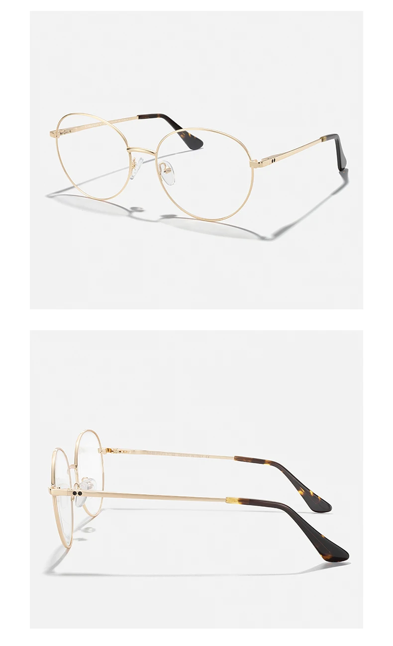 MERRYS DESIGN Retro Frauen Runde Brille Rahmen Männer Ultraleicht Brillen Vintage Brillen Optische Rahmen S2465 – Detail 16