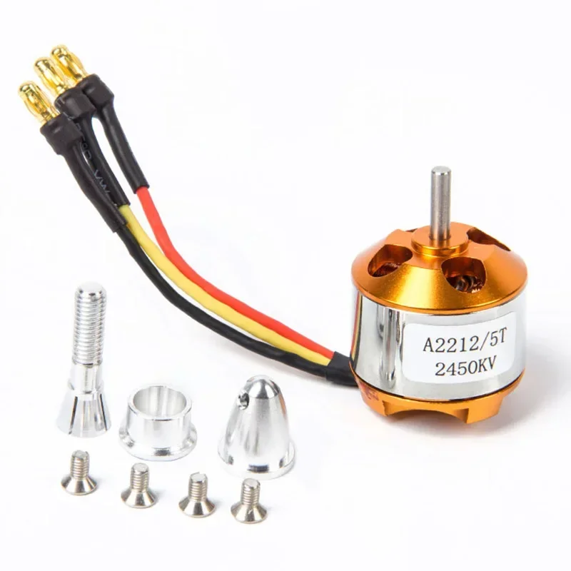 Безчетков двигател A2208 A2212 A2217 1400KV-2700KV за RC дрон квадрокоптер