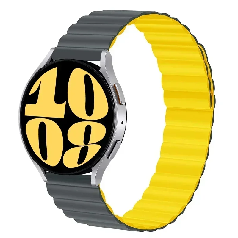 Magnetic Silicone Ultimate Watch Strap Bracelet, 22mm/20mm