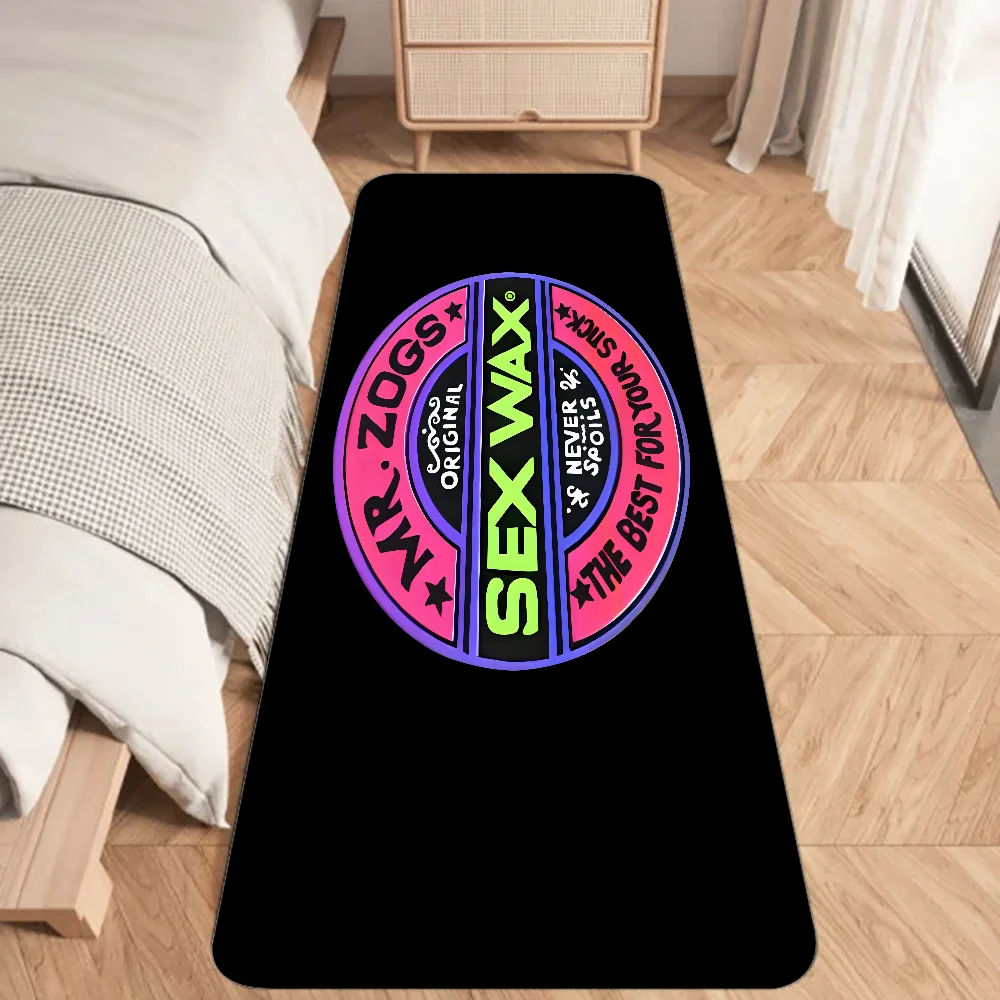 Mr Zogs Surfing Sex Wax Floor Mat Graphic Printed Flannel Doormats for Bathroom Kitchen Entrance Carpet Home Decor 5