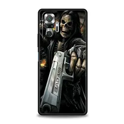 coque de téléphone mode squelette faucheuse