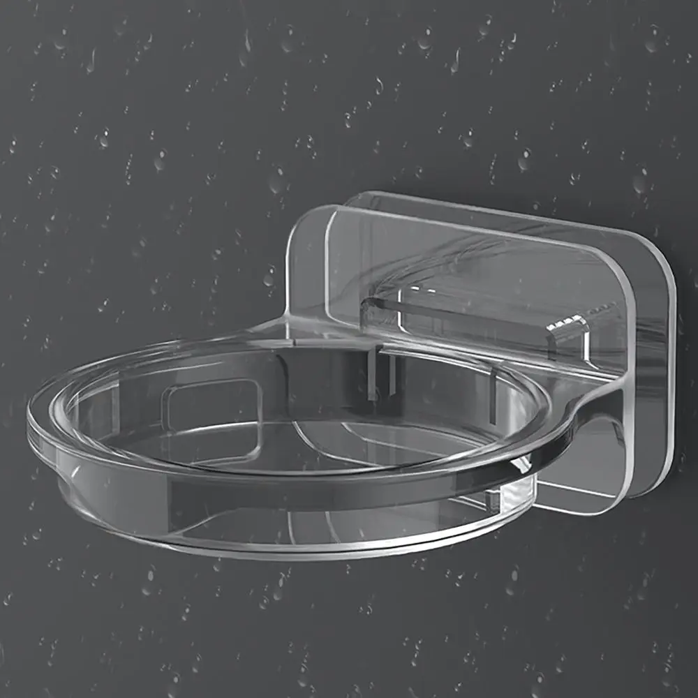 Punch-Free Home Monitoring Bracket Wall-Mounted White Clear Camera Bracket Multi-functional Shelf for Home Universal 3