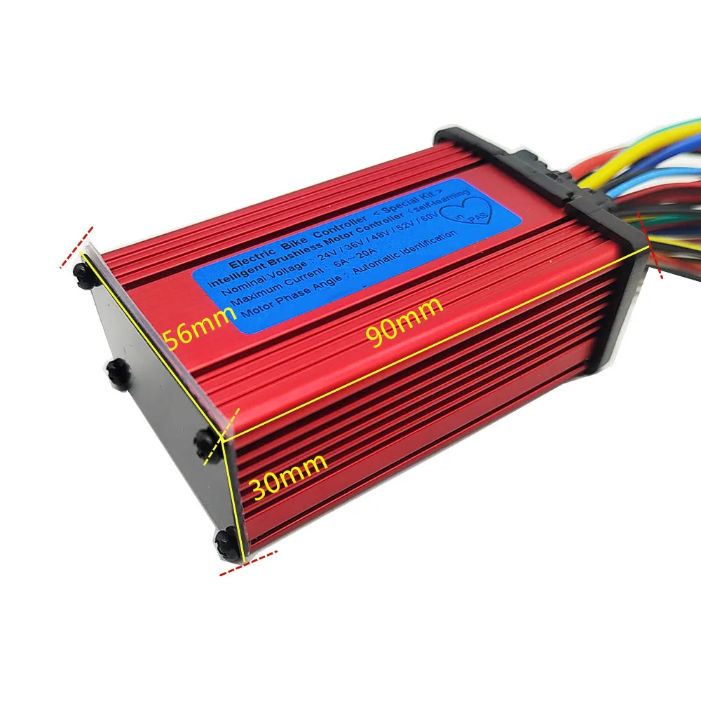 Borstelloze motorcontroller 36 / 48V 1000W Duurzame ebike-controller