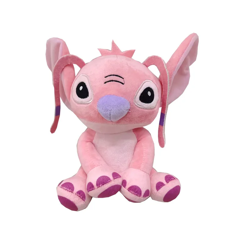 IFHDO Stitch Poupée en Peluche Stitch Peluche Jouet Tissu à Poils Ras et  Rempli de Coton PP Animé Peluche Jouet Cadeau d'anniversaire Noël Mignonne  Jouets Peluche pour Garçon Fille 2pcs : 