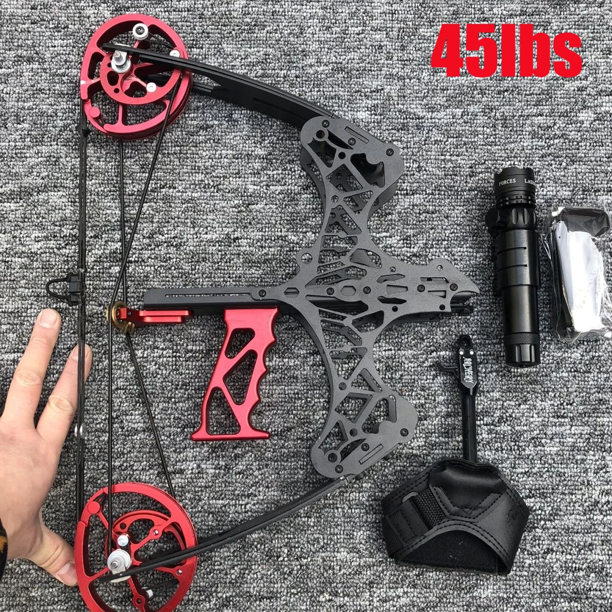 45lbs Dualpurpose Small Compound Bow Can Shoot Steel Ball Bow and