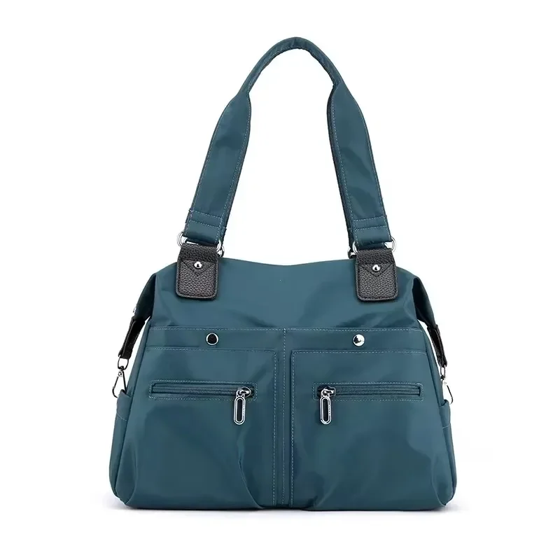 Women's Waterproof Nylon Tote Bag - Large Capacity Shoulder and Crossbody Handbag