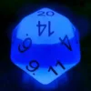 Bescon Jumbo 20 Sides Dice 1.5 inch in Colorful Multi-layer Design, 38MM Over-sized D20 Dice Big Size Multi Layered Rich Colors 4