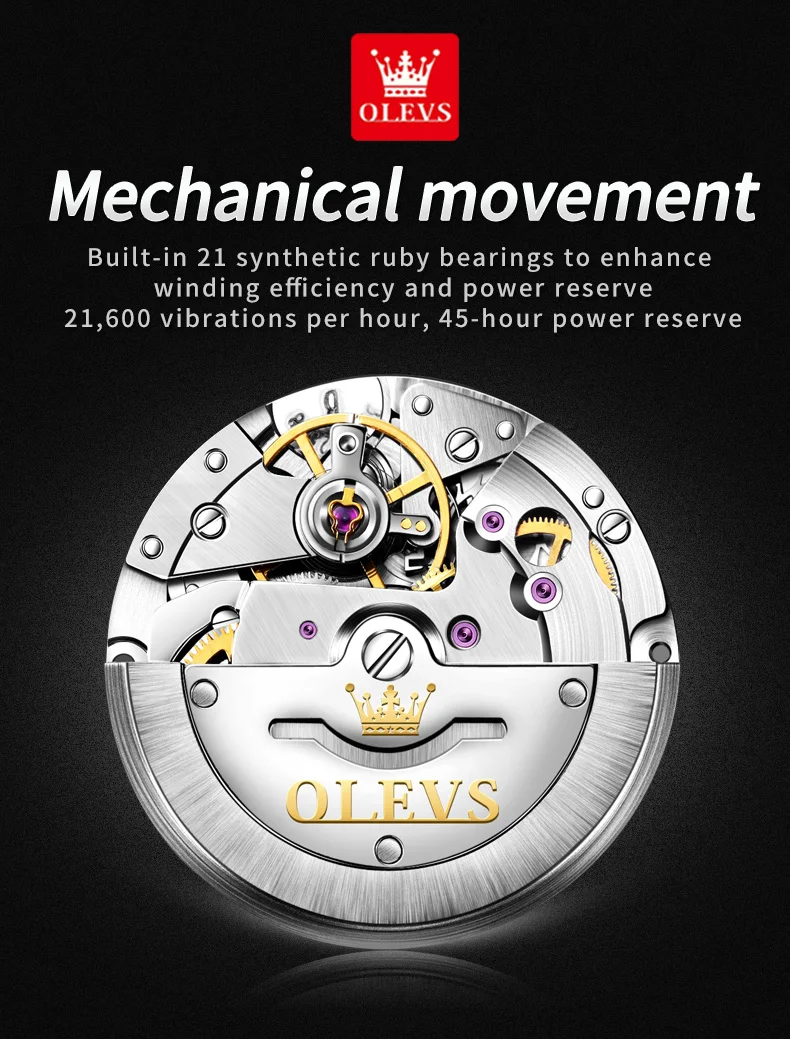 OLEVS 9946 Automatic Mechanical Watch description image 7