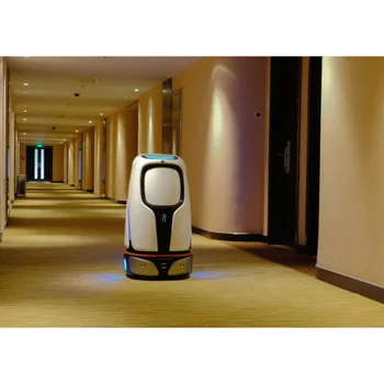 Nuovo arrivo Navigazione automatica intelligente Robot per la consegna del cibo Robot per servizio cameriere intelligente per hotel