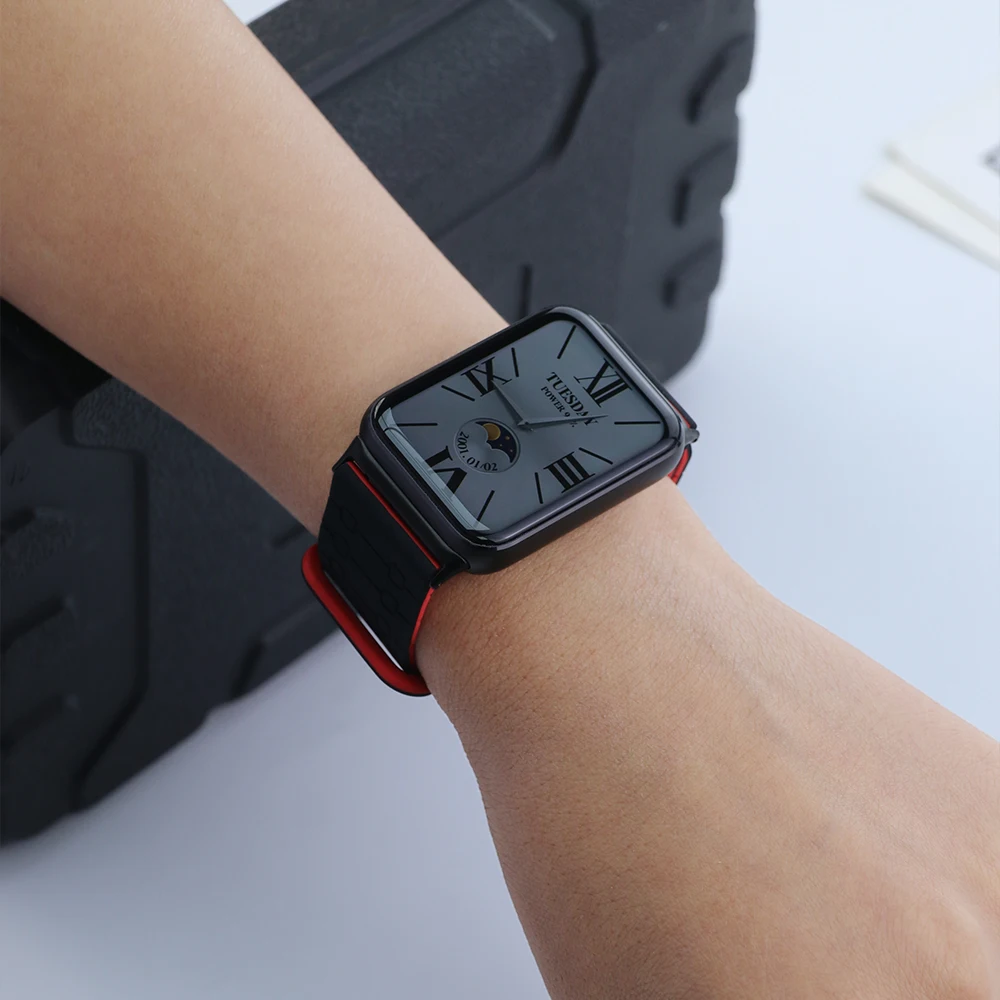 Magnetic Silicone Sports Wristband - Soft Strap and Bracelet Accessory