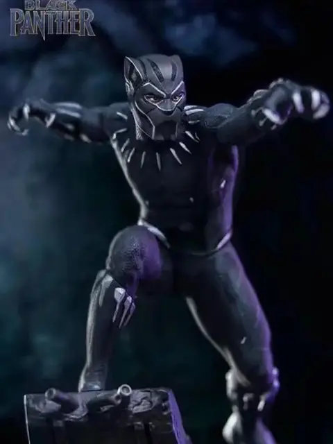 Figura de acción de los vengadores Infinity War Black Panther, juguete de  superhéroe 1:10, estatua de PVC con 2 cabezas, regalos para niños, Anime,  18cm - AliExpress