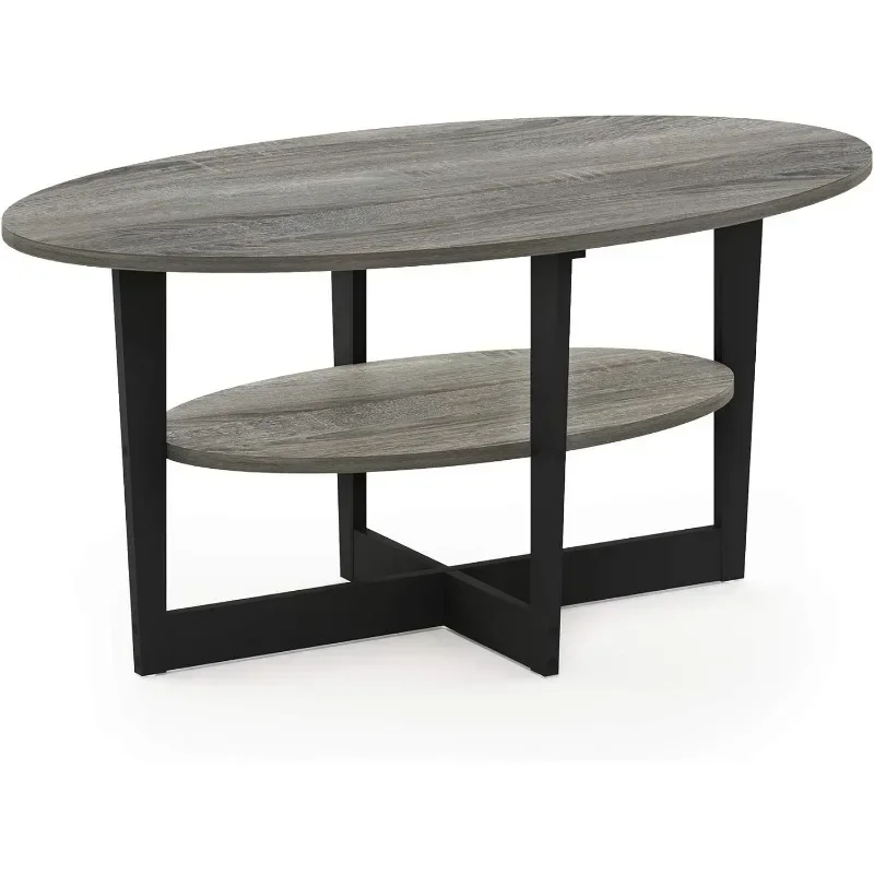 Coffee Table, 1-Pack, Oak Grey/Black