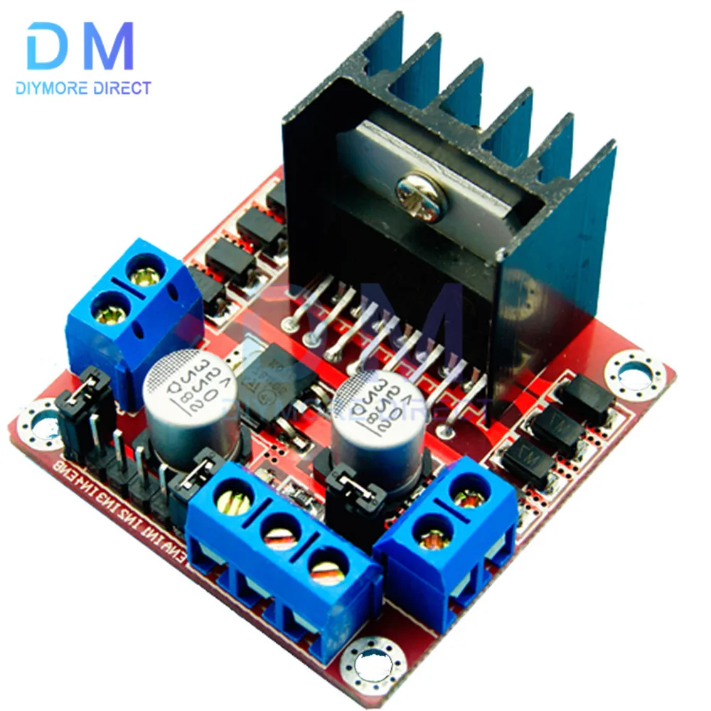 

L298N Motor Driver Controller Board Module For Arduino Dual H Bridge DC Stepper Motor Smart Car Robot