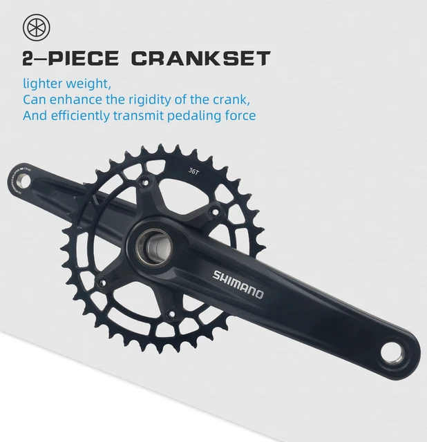 Shimano MT510 MTB Crankset 32T 34T 36T 38T Crown Mountain