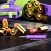 Revolver Toy Guns Manual Pistol Weapon Soft Bullet Throw Shell Gun Toy Anti-stress Launcher for Adults Boys Outdoor Games 3