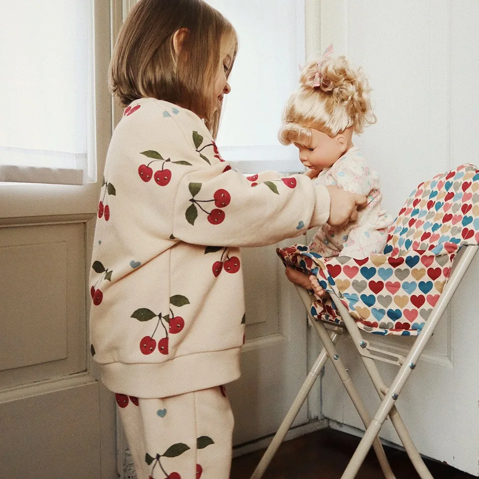 Child Sweaters 2024 Autumn Girl Boy Sweatshirt and Pant Set Casual Hoodies Winter Velvet Kids Jacket Outwear Clothing 3