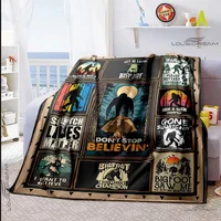 Bigfoot Savage Blanket Cool Graffiti Gorilla Blanket Camping Sofa Bed Blanket Lightweight Soft Flannel Bedspread Warming Cover 1