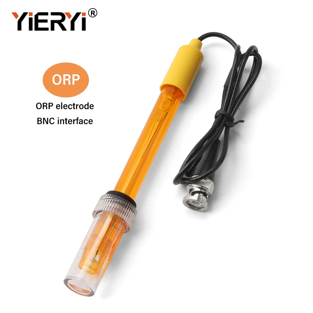 Yieryi ORP Sonda de Substituição para Aquário, Laboratório Hidropônico Eletrodo, Teste de Potência Oxidação-Redução, Conector BNC Q9, 1.2 m, 3m