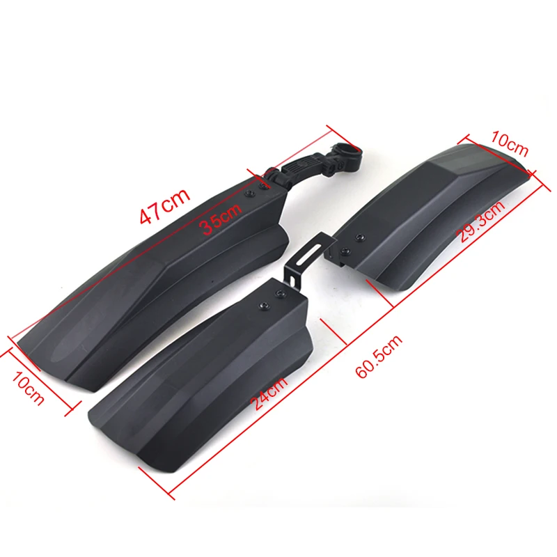 Snow Bicycle mudguard 20 inch 26inch Fat bike Fender Front Rear Mud Guard for Fatbike MTB Bikes Cycling Bicycle Fenders 2pcs bicycle fender