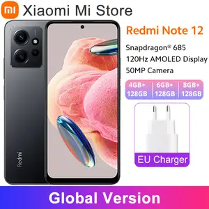 Version globale Xiaomi Redmi Note 12 4G 4GO RAM 128GO ROM / 6GO RAM 128GO  ROM Snapdragon 685 120Hz 33W Charge rapide - AliExpress