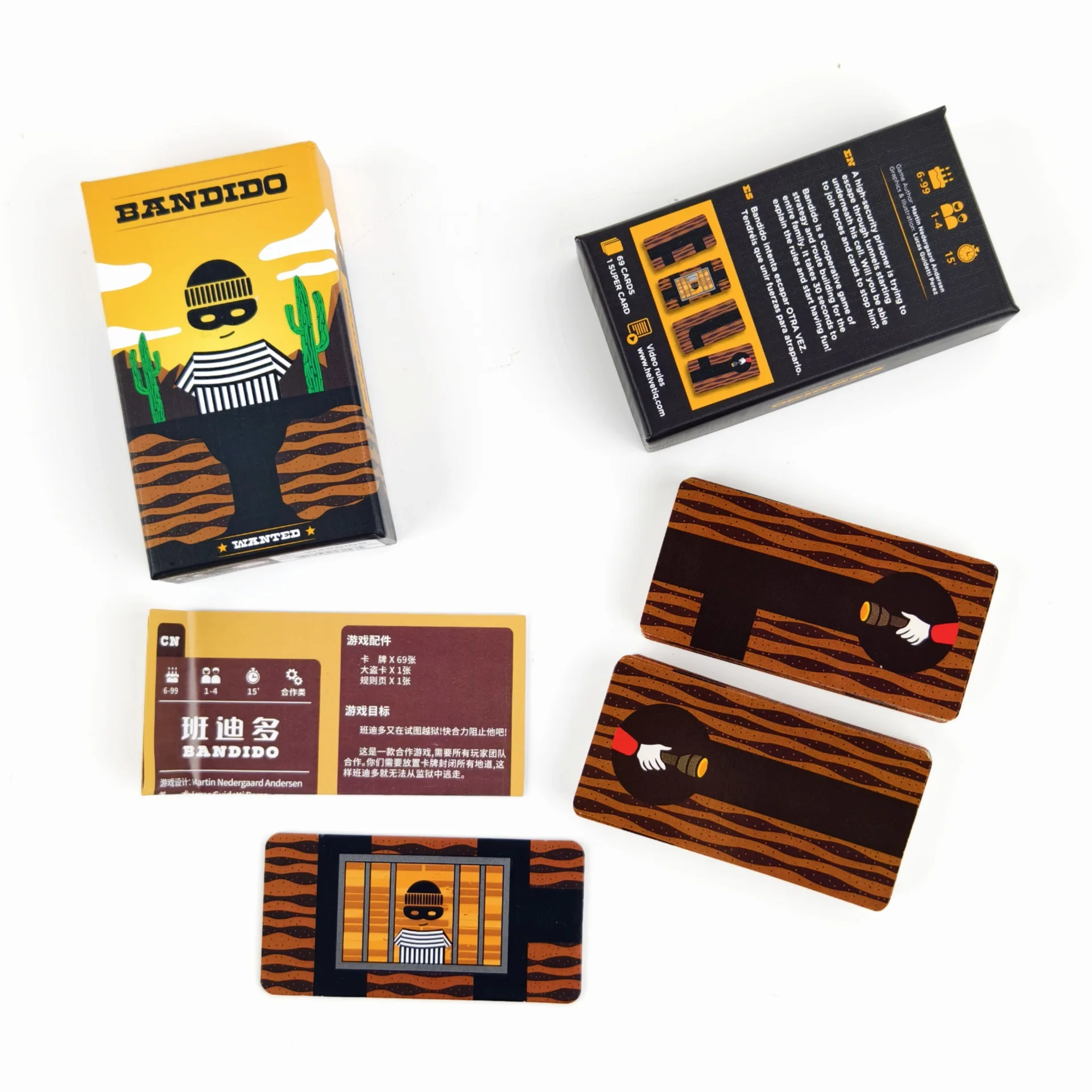 Bandido Bandida Board Game 1-4 Players Strategy Puzzle Card Game For Kids & Adults Party Family Fun Strategy Game - Image 3