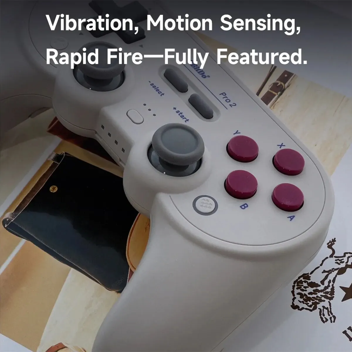 8Bitdo 2 Pro  е ̽ƽ Ʈѷ, ġ OLED PC MacOS ȵ̵  ũ  , 丮 ̽ 