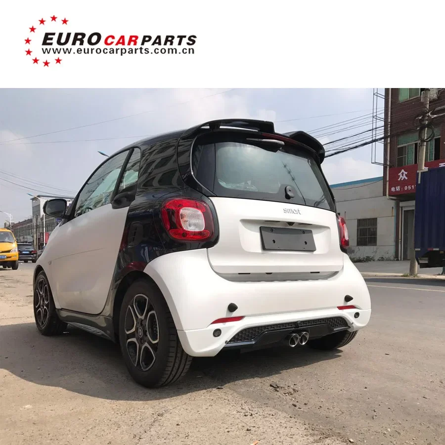 Smart 453 to B style body kit for Smart 453 front bumper carbon finber diffuser and exhaust systemcustom
