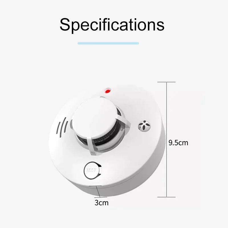 Tuya WiFi Zigbee Smoke Alarm For Home Security